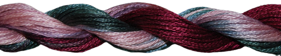 ThreadworX Overdyed Floss | 1083 Romantic Wedding