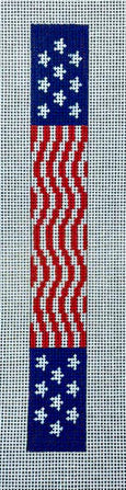 US Flag Wave Key Fob