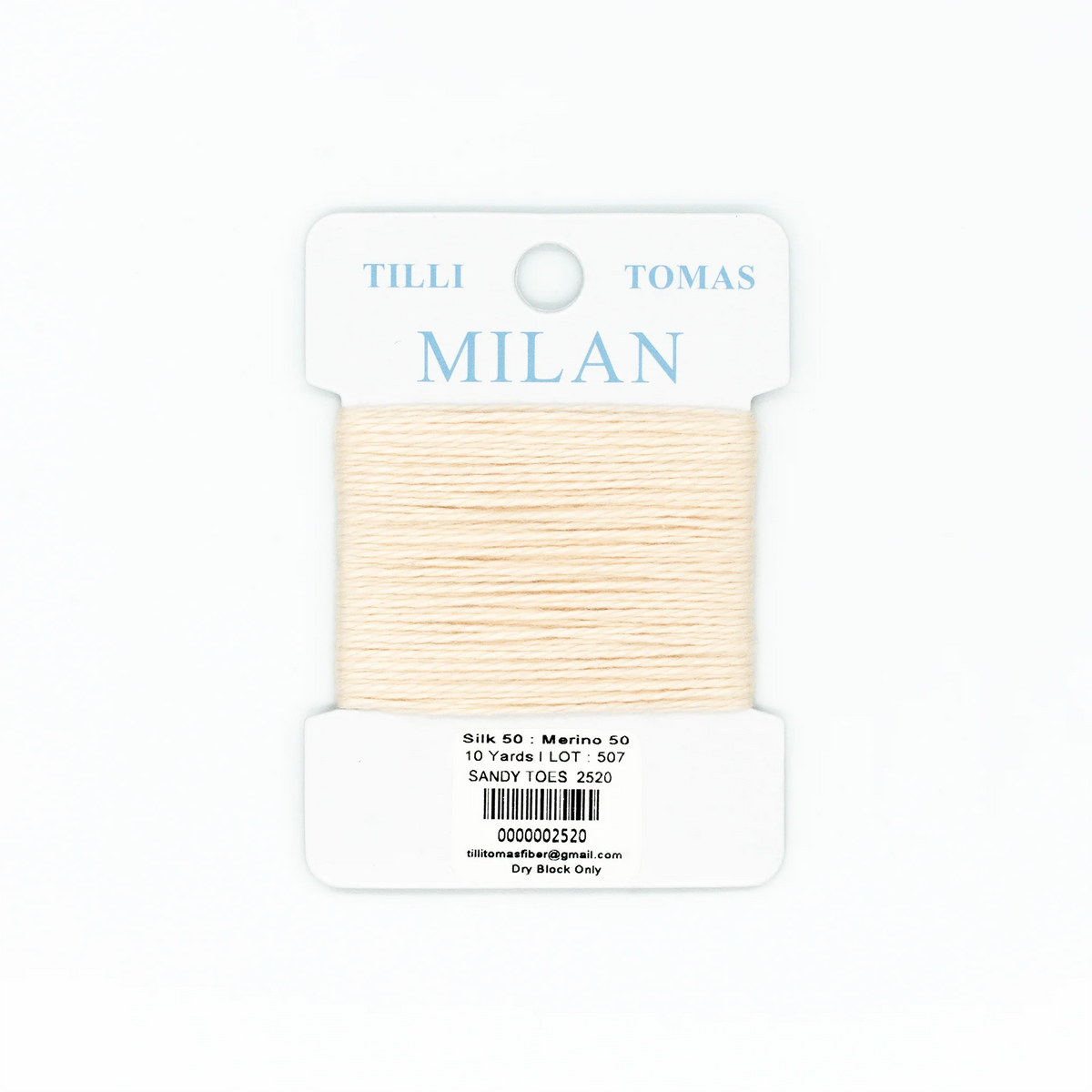 Milan 10 Yd Card | MC-2520 Sandy Toes