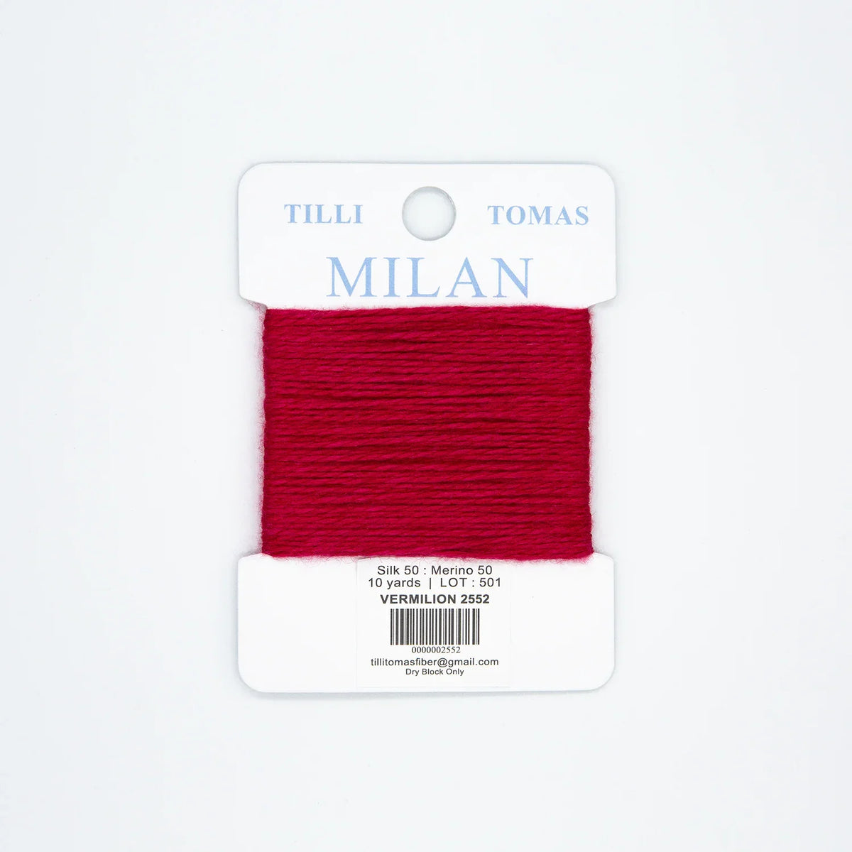 Milan 10 Yd Card | MC-2552 Vermillion