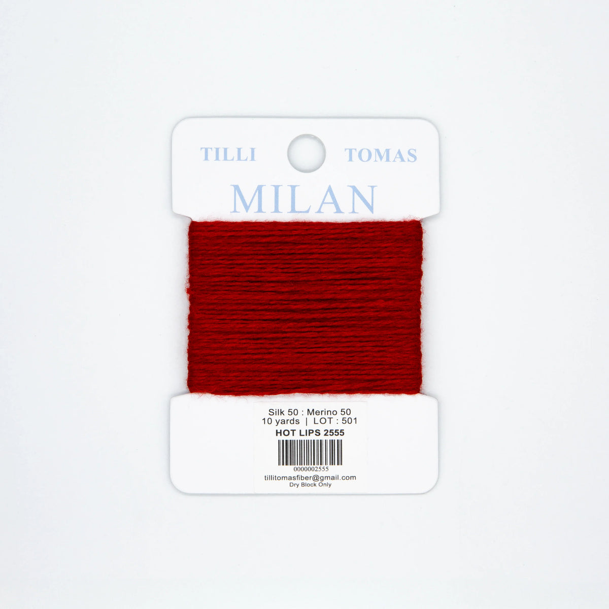 Milan 10 Yd Card | MC-2555 Hot Lips