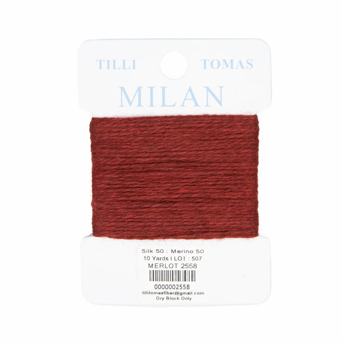 Milan 10 Yd Card | MC-2558 Merlot