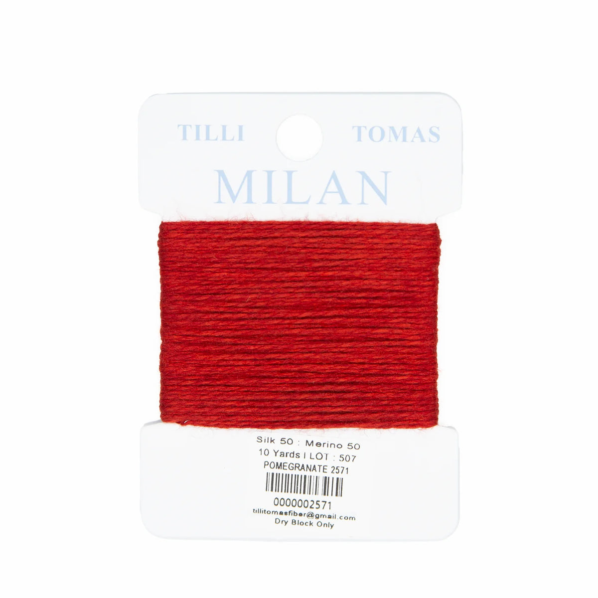 Milan 10 Yd Card | MC-2571 Pomegranate