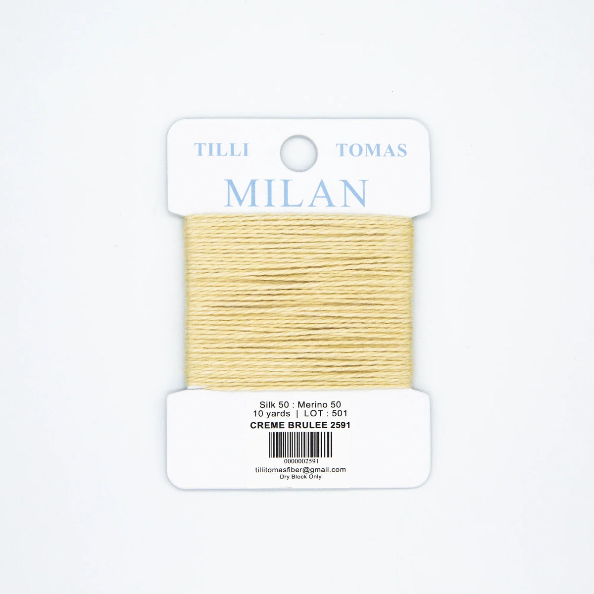 Milan 10 Yd Card | MC-2591 Crème Brulee