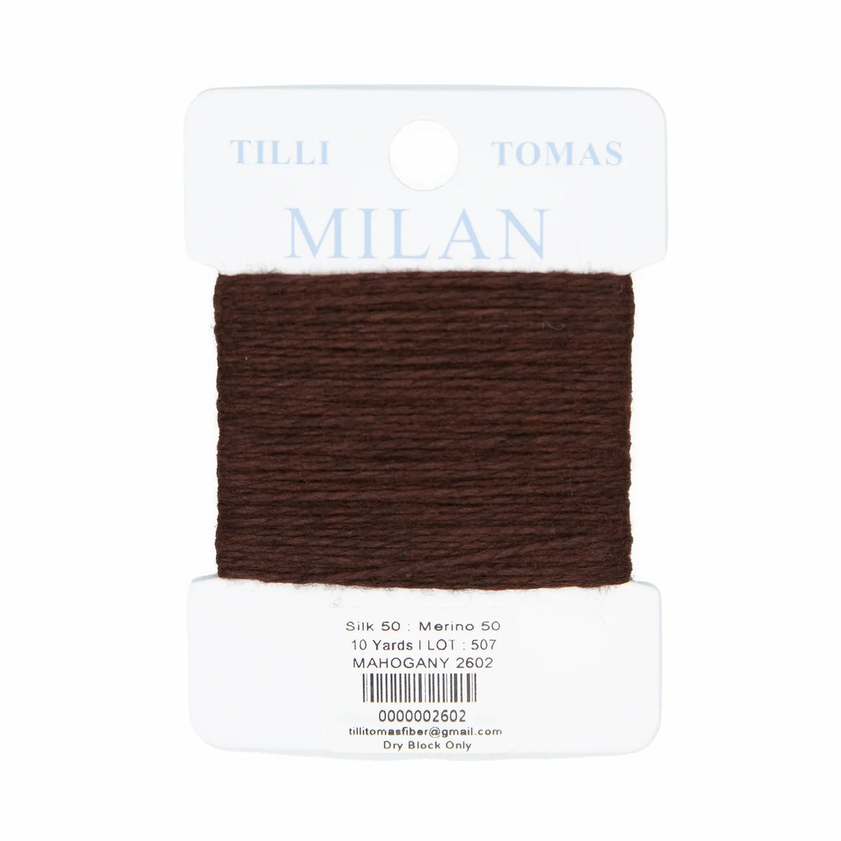 Milan 10 Yd Card | MC-2602 Mahogany