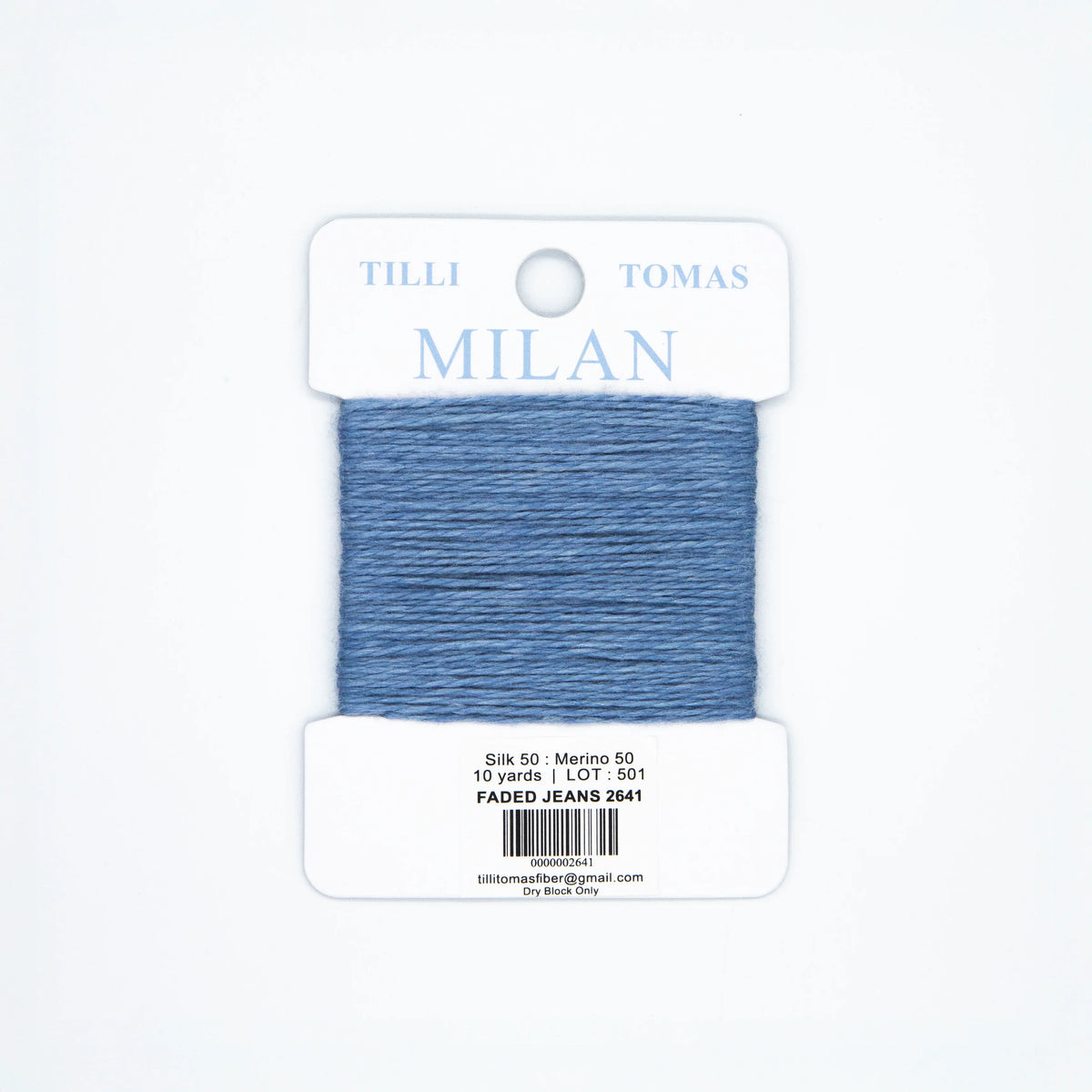 Milan 10 Yd Card | MC-2641 Faded Jeans