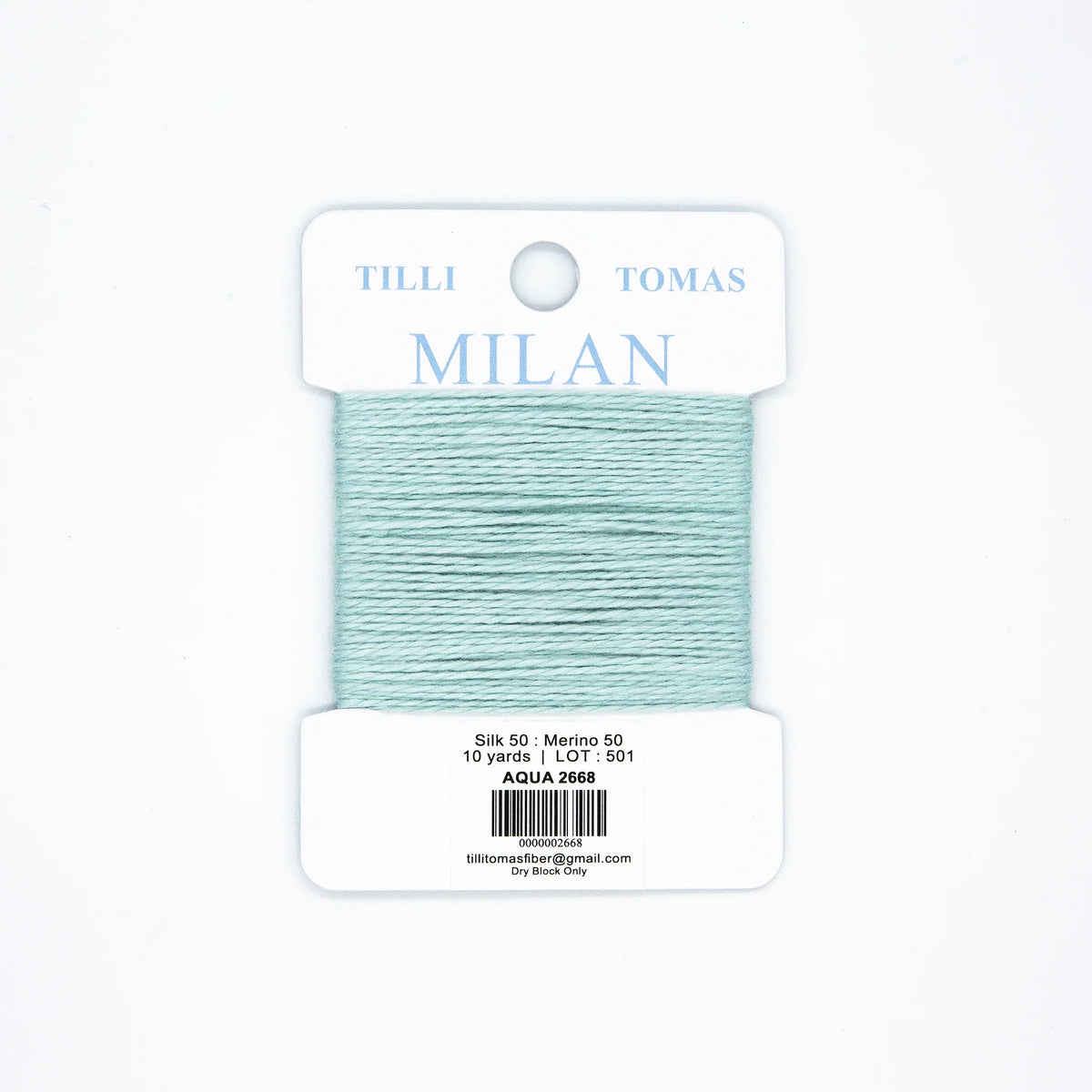 Milan 10 Yd Card | MC-2668 Aqua