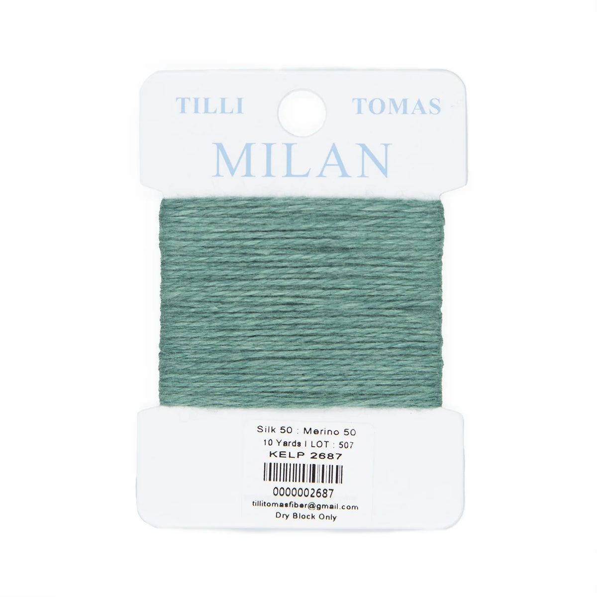 Milan 10 Yd Card | MC-2687 Kelp
