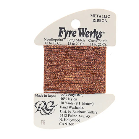 Fyre Werks Metallic Ribbon | F08 New Copper