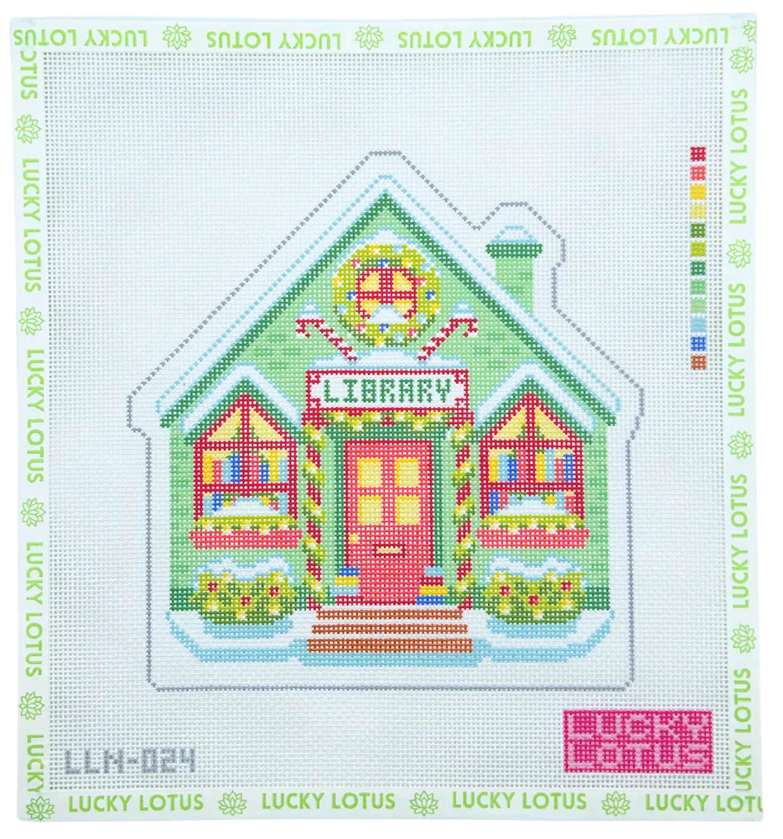 Library Christmas Village