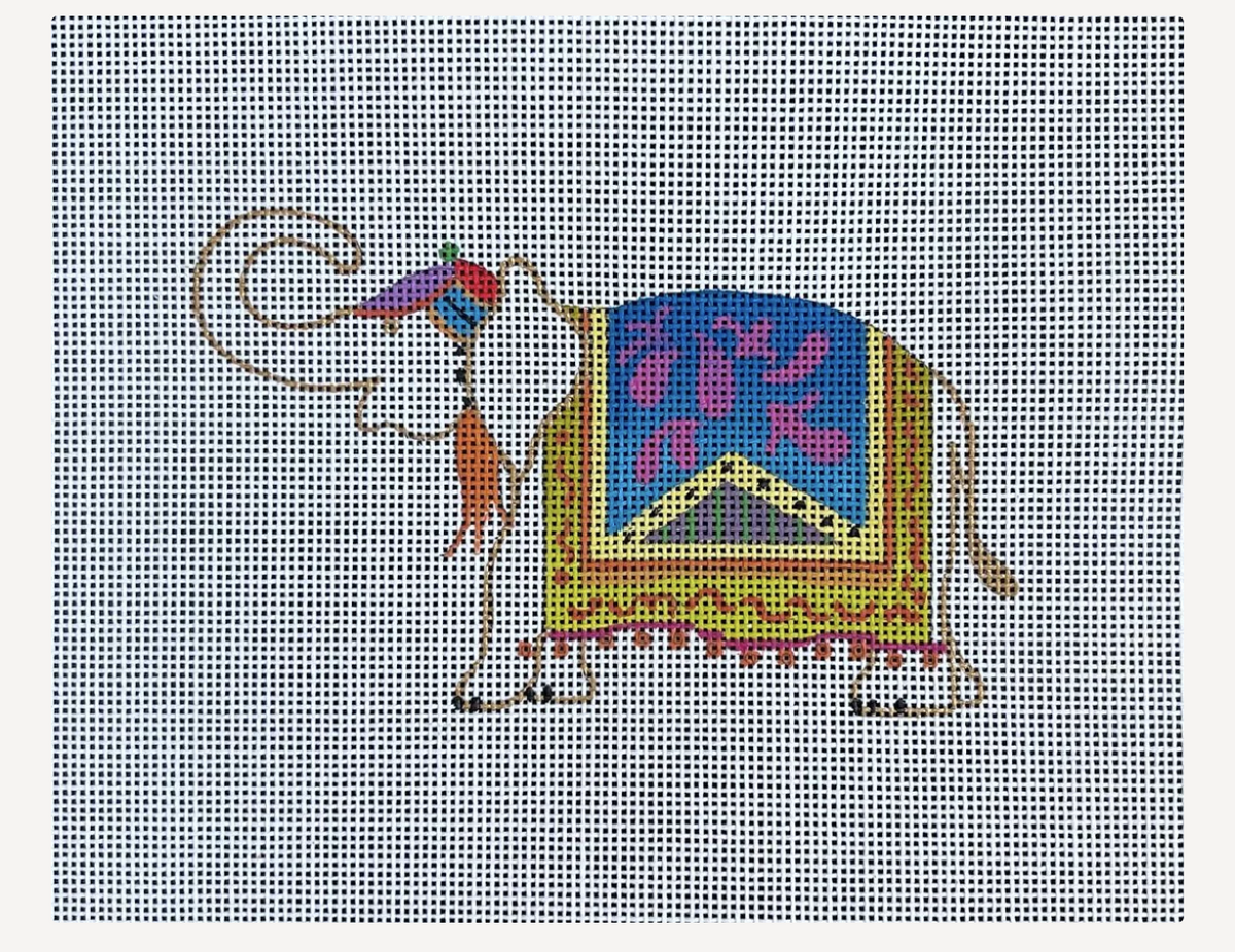 Elephant w/ Orange Tassle  (TS)