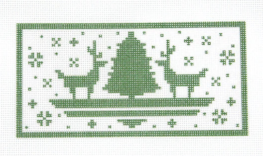 Green Christmas Reindeers