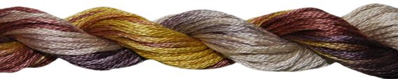 ThreadworX Overdyed Floss | 1037 Tiger Butter