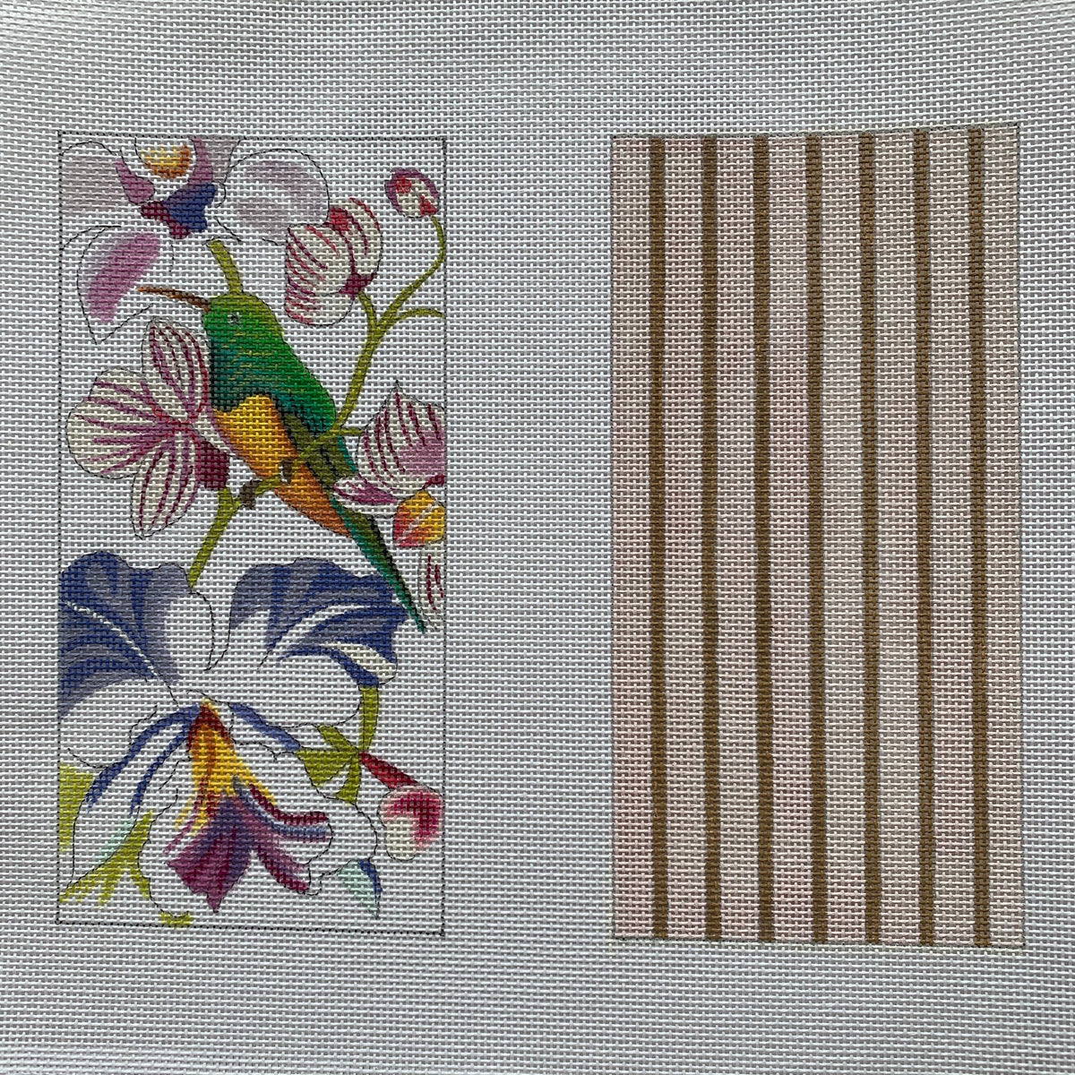 Bird w/ White Orchids Eyeglass Case
