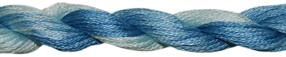 ThreadworX Overdyed Floss | 1055 Summer Skies