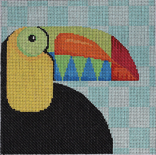 Toucan Aqua Checks 8X8 14M