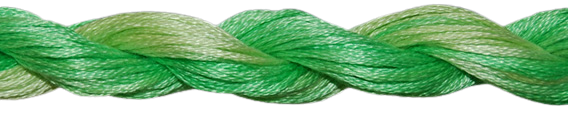 ThreadworX Overdyed Floss | 10461 Lime Twist
