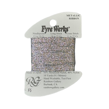 Fyre Werks Metallic Ribbon | F05 Silver