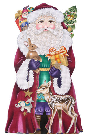 Magenta Santa 30" Tall