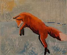 Pouncing Fox