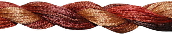 ThreadworX Overdyed Floss | 10342 Earth Stones