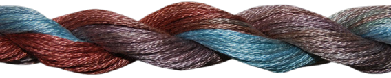 ThreadworX Overdyed Floss | 1012 Hidden Treasures