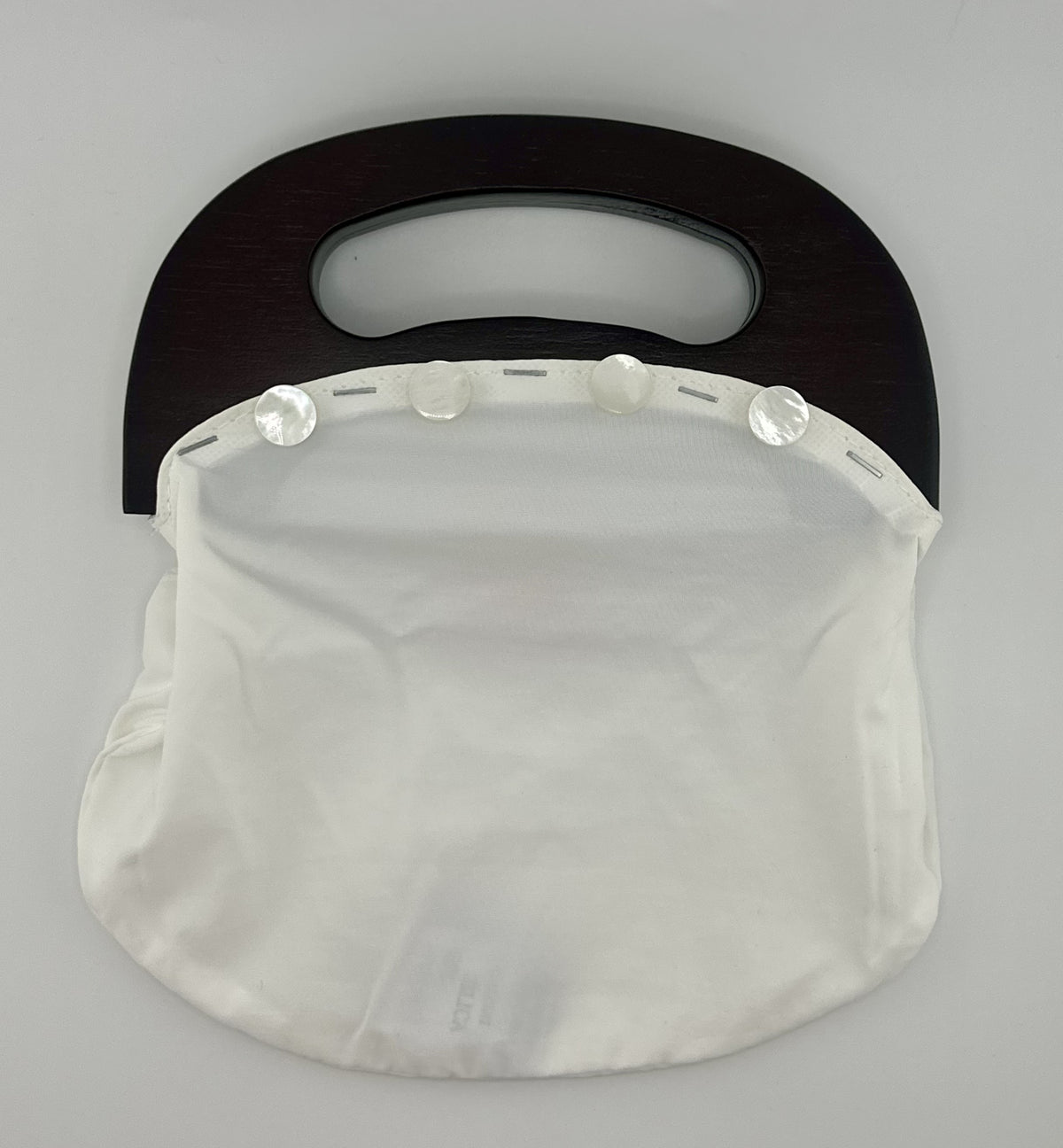 Pink Woven Ribbons Bermuda Bag with Handles