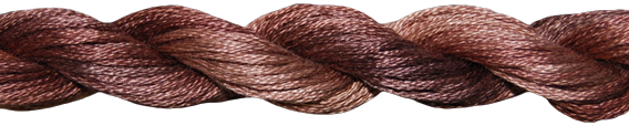 ThreadworX Overdyed Floss | 1036 Shades of Chocolate