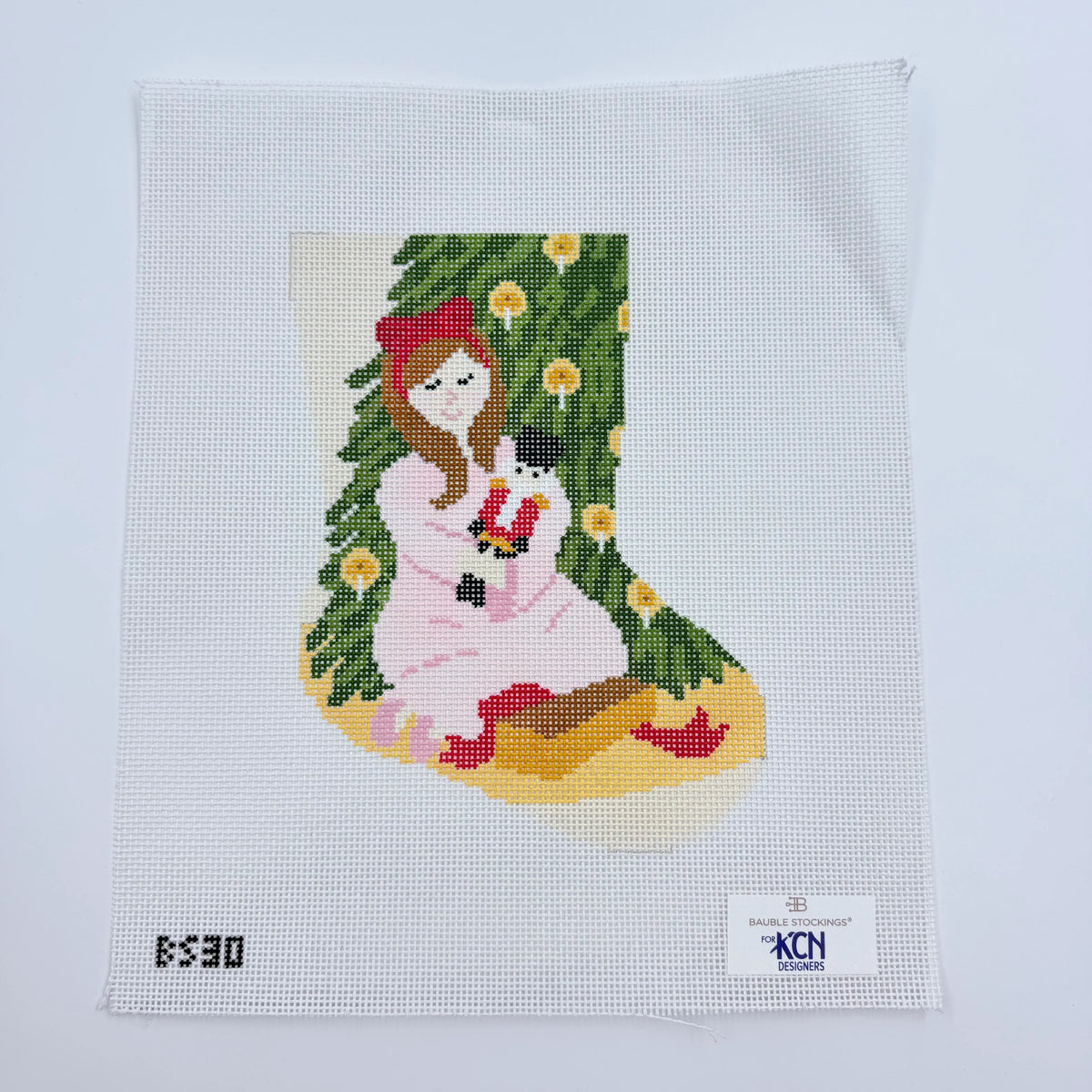 Clara with Nutcracker Midsize Stocking Canvas