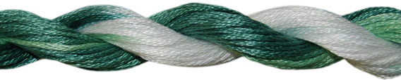 ThreadworX Overdyed Floss | 1160 Irish Eyes