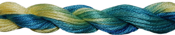 ThreadworX Overdyed Floss | 10522 Banana Susanna