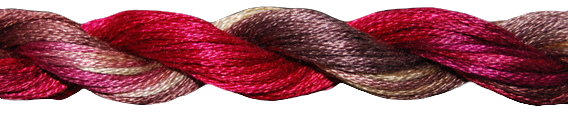 ThreadworX Overdyed Floss | 10372 Kaleb's Cherry Patch