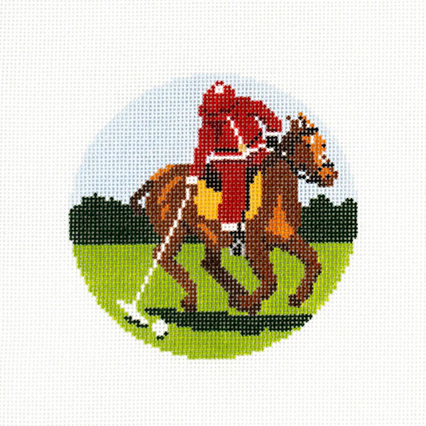 Santa Playing Polo