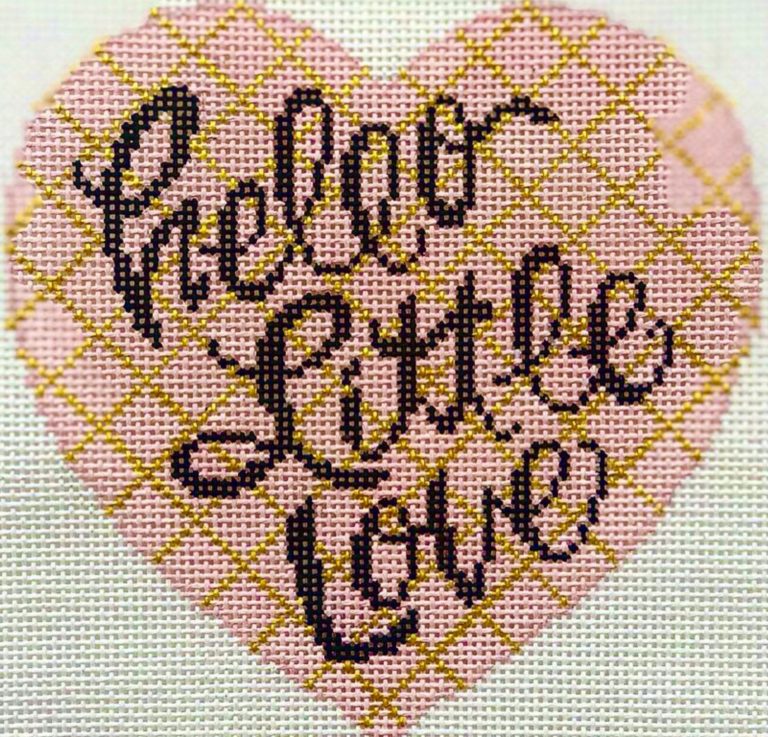 Hello Little Love Heart Pink