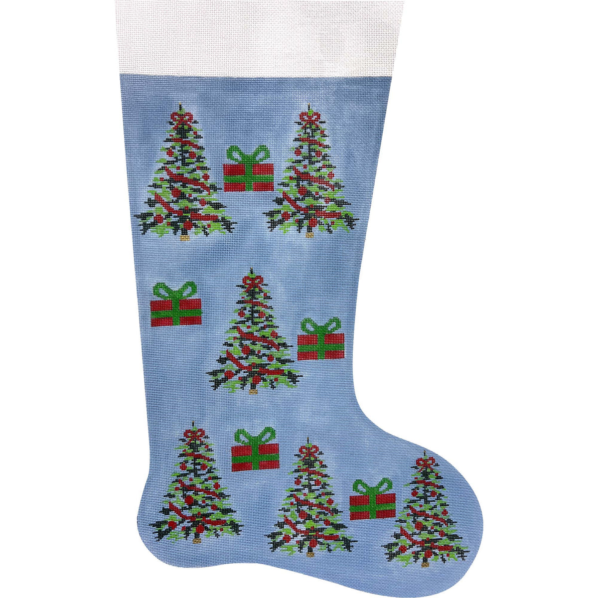Blue w/ Trees & Gifts STKG
