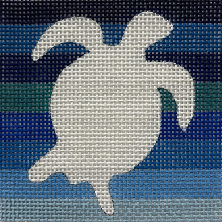 Sea Turtle on Stripes