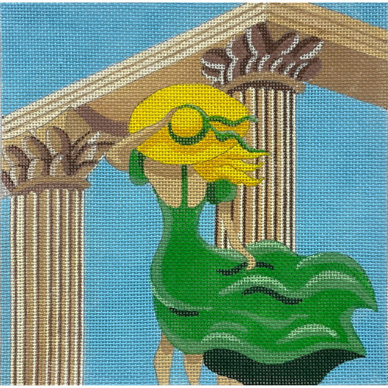 Lady in Greece