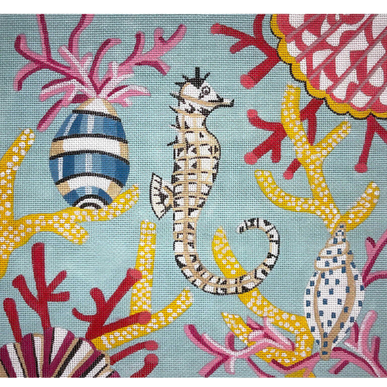 Seahorse & Corals