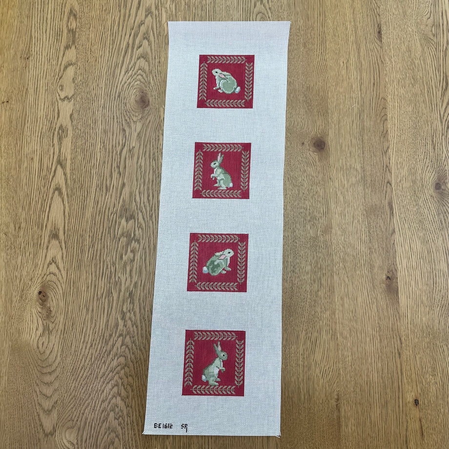 Rabbits with Fern Border Coasters