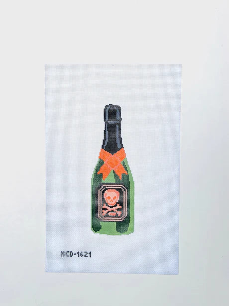 Skeleton Bottle Canvas