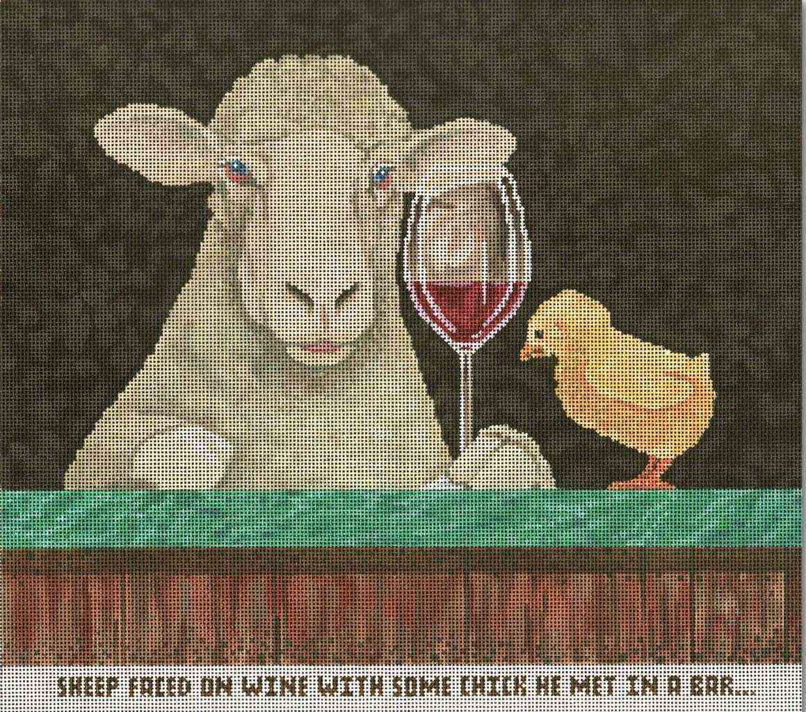 Sheep Faced w/ Wine
