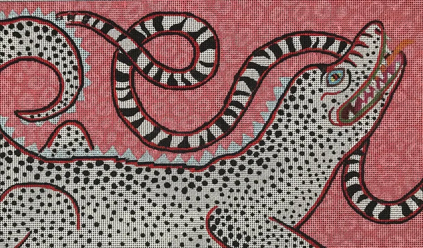 Alligator On Pink