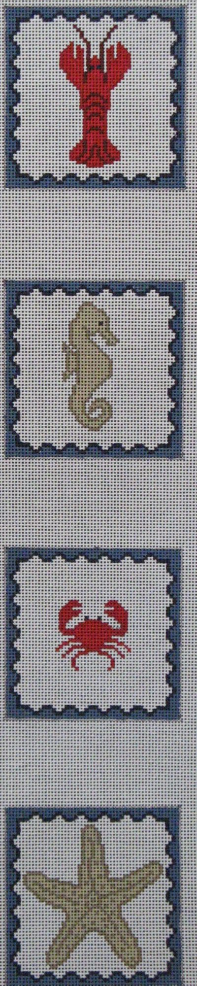 lobster-crab-seahorse-starfish Coaster Set