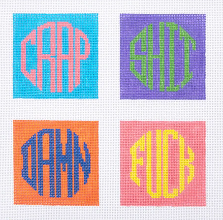 Colorblock Dirty Coasters