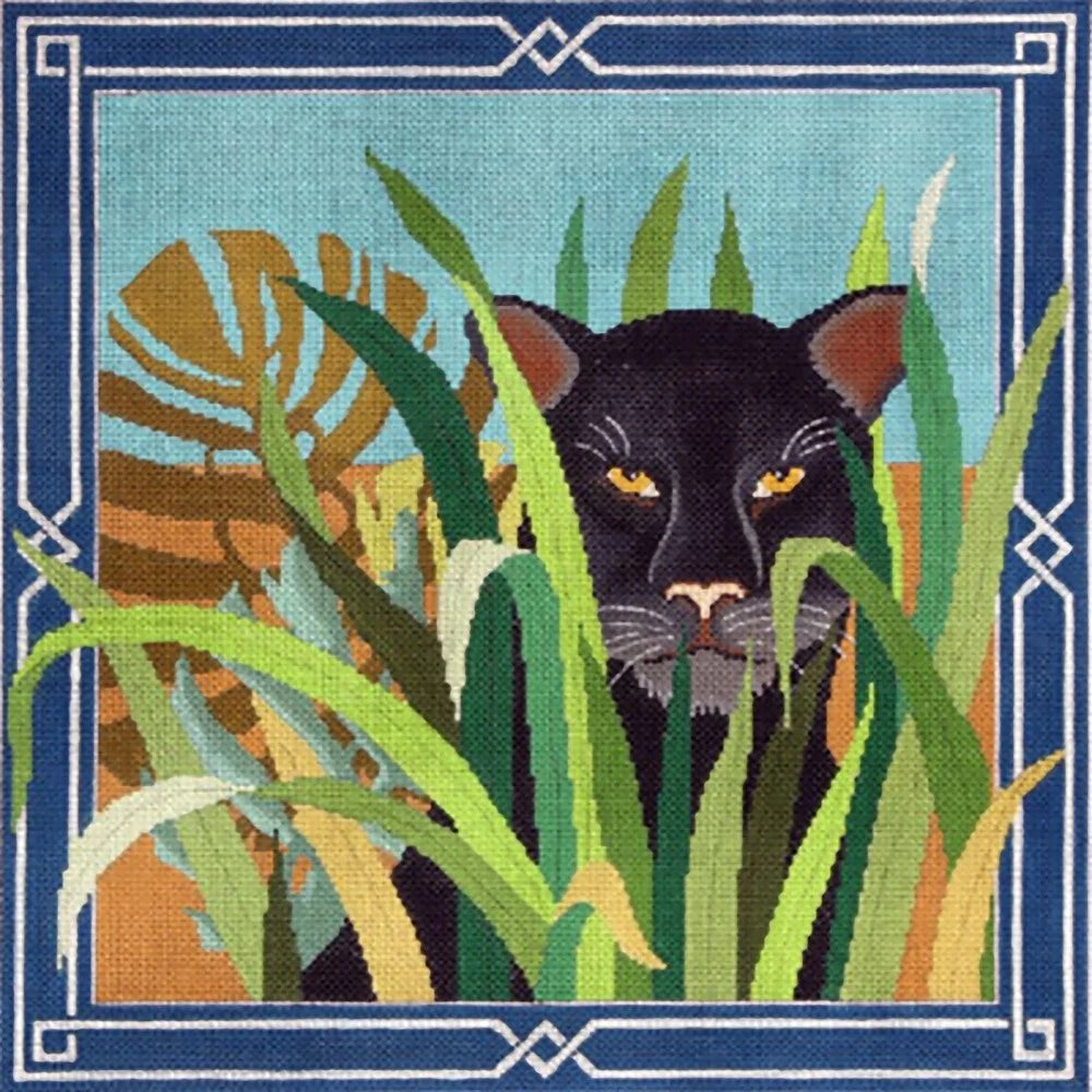 Panther in Leaves
