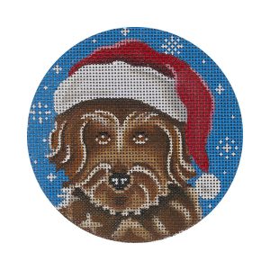 Doodle Santa Dog