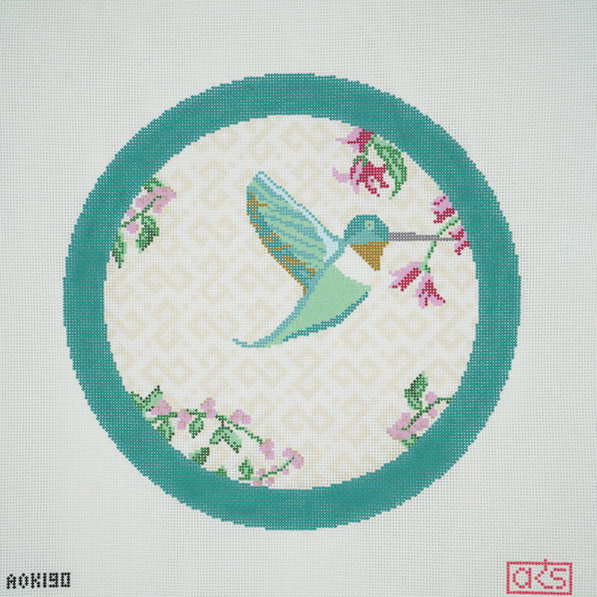 12" Round Hummingbird (plain background)