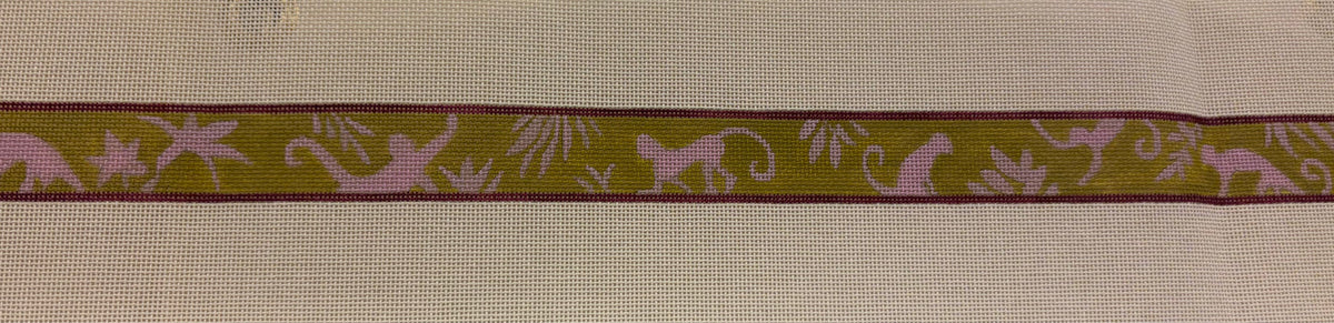 Pink Monkeys on Green