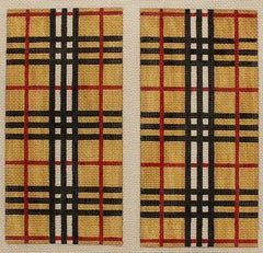 Preppy Plaid Eyeglass Case-Double