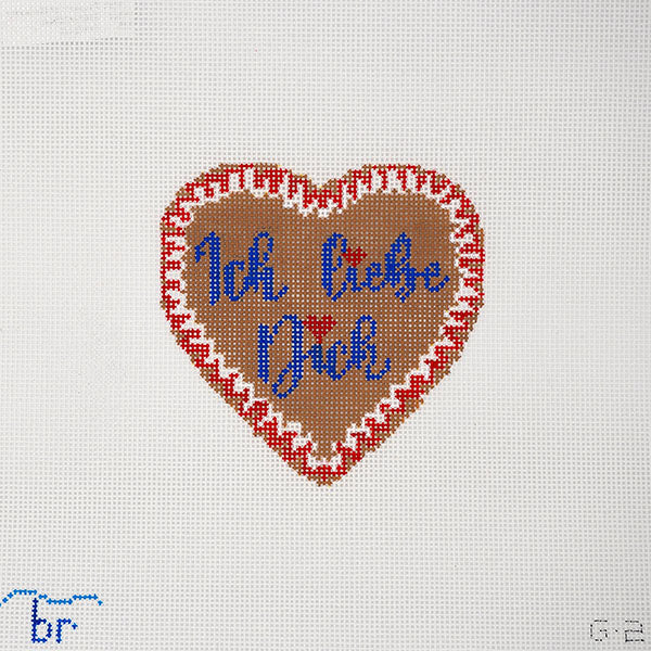 Ich Liebe Dich (I love you)Gingerbread Heart